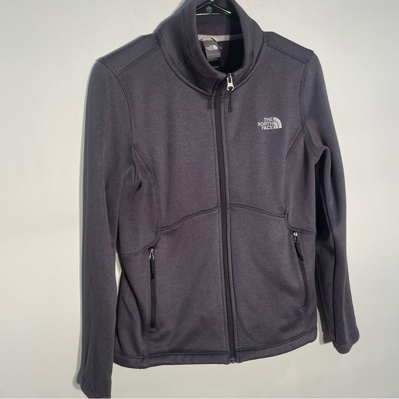 The North Face Agave Fleece Full Zip Jacket Charcoal Gray C656 Women's medium - Picture 1 of 9